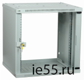 ITK Шкаф LINEA WE 18U 600x650мм дверь стекло серый