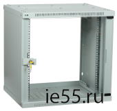 ITK Шкаф LINEA WE 6U 550x350мм дверь стекло серый