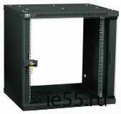 ITK Шкаф LINEA WE 6U 600x600мм дверь стекло черный