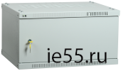 ITK Шкаф LINEA WE 6U 600x450мм дверь металл серый